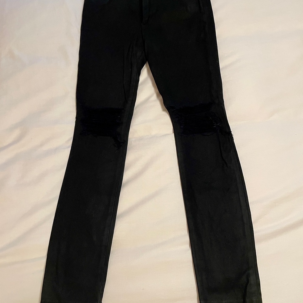 Joe’s Jeans Black Distressed Skinny